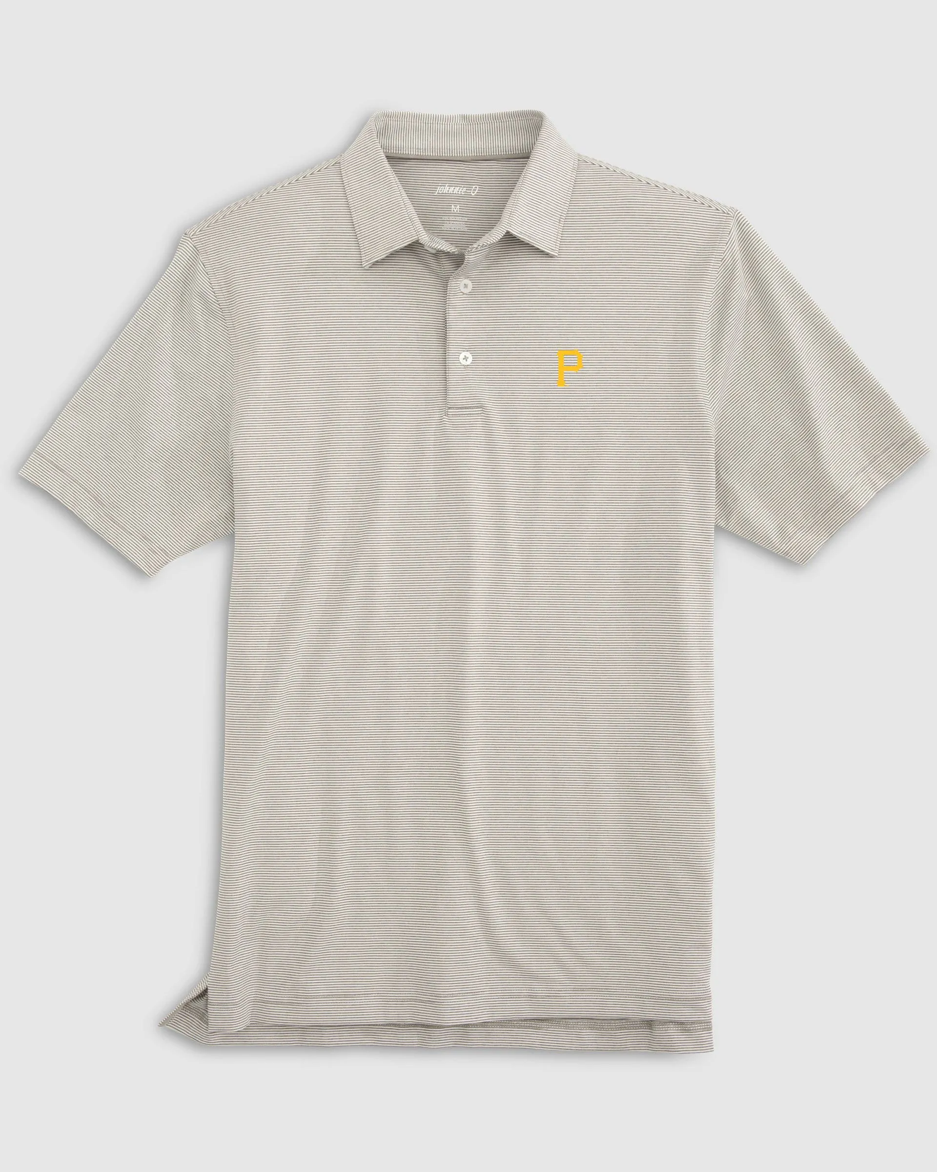 Pittsburgh Pirates Lyndonn Striped Jersey Performance Polo sold by Johnnie-O