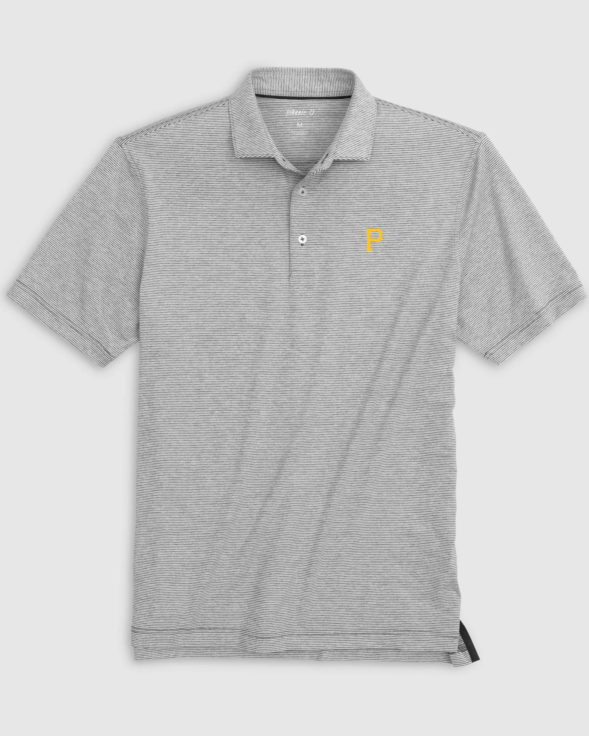 Pittsburgh Pirates Lyndonn Striped Jersey Performance Polo sold by Johnnie-O product image thumbnail 2