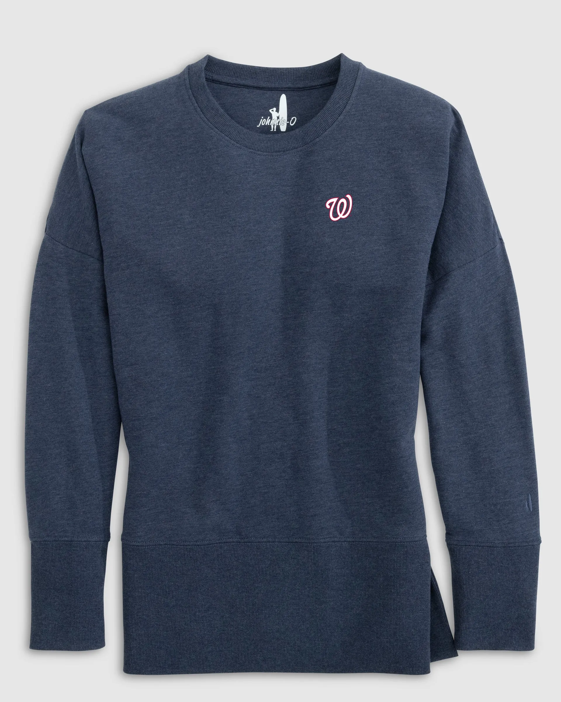 Women's Washington Nationals Brittany Crewneck Sweatshirt sold by Johnnie-O