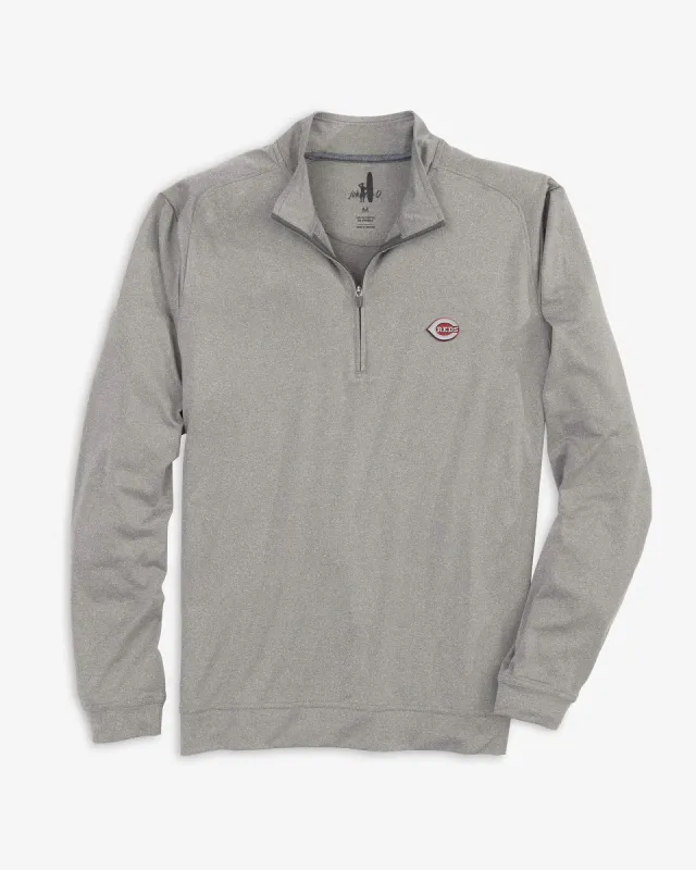 Cincinnati Reds Flex 1/4 Zip Pullover sold by Johnnie-O