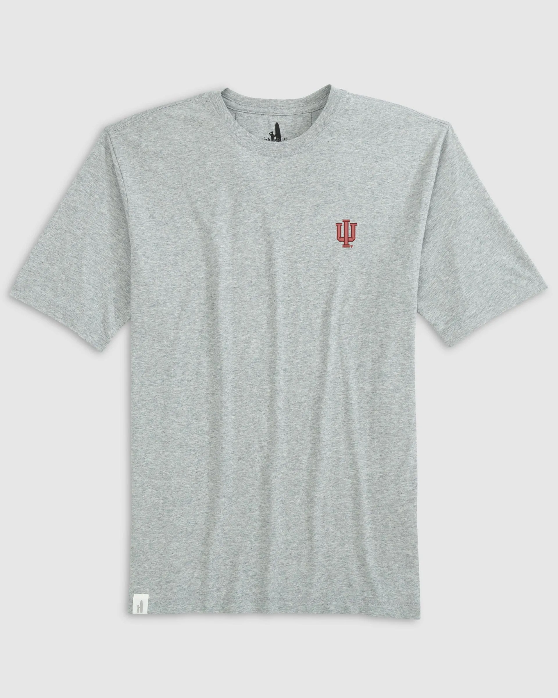 Indiana University Heathered Spencer Cotton T-Shirt sold by Johnnie-O