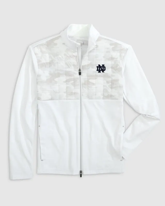 Notre Dame Godwin Mixed Media Performance Jacket sold by Johnnie-O