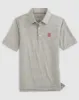 NC State Lyndonn Jr. Striped Jersey Performance Polo sold by Johnnie-O