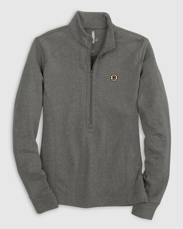 Women's Boston Bruins Kennedy 1/4 Zip Pullover sold by Johnnie-O