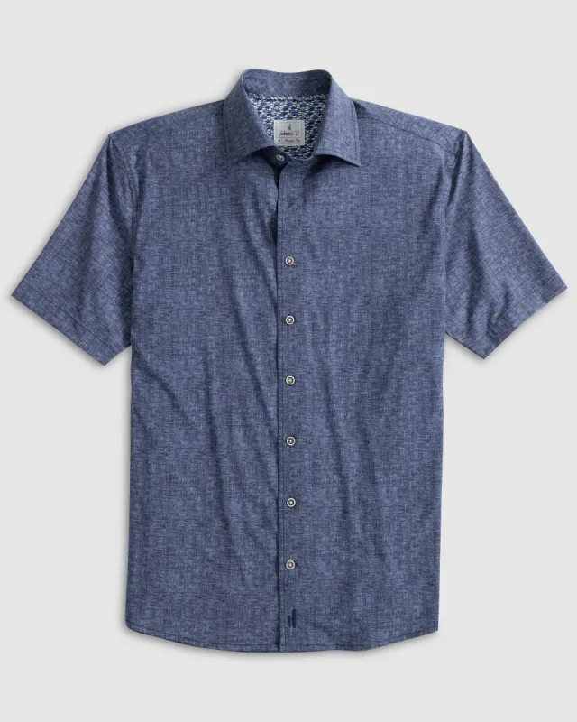 Big & Tall Avin Jersey Knit Button Up Shirt sold by Johnnie-O