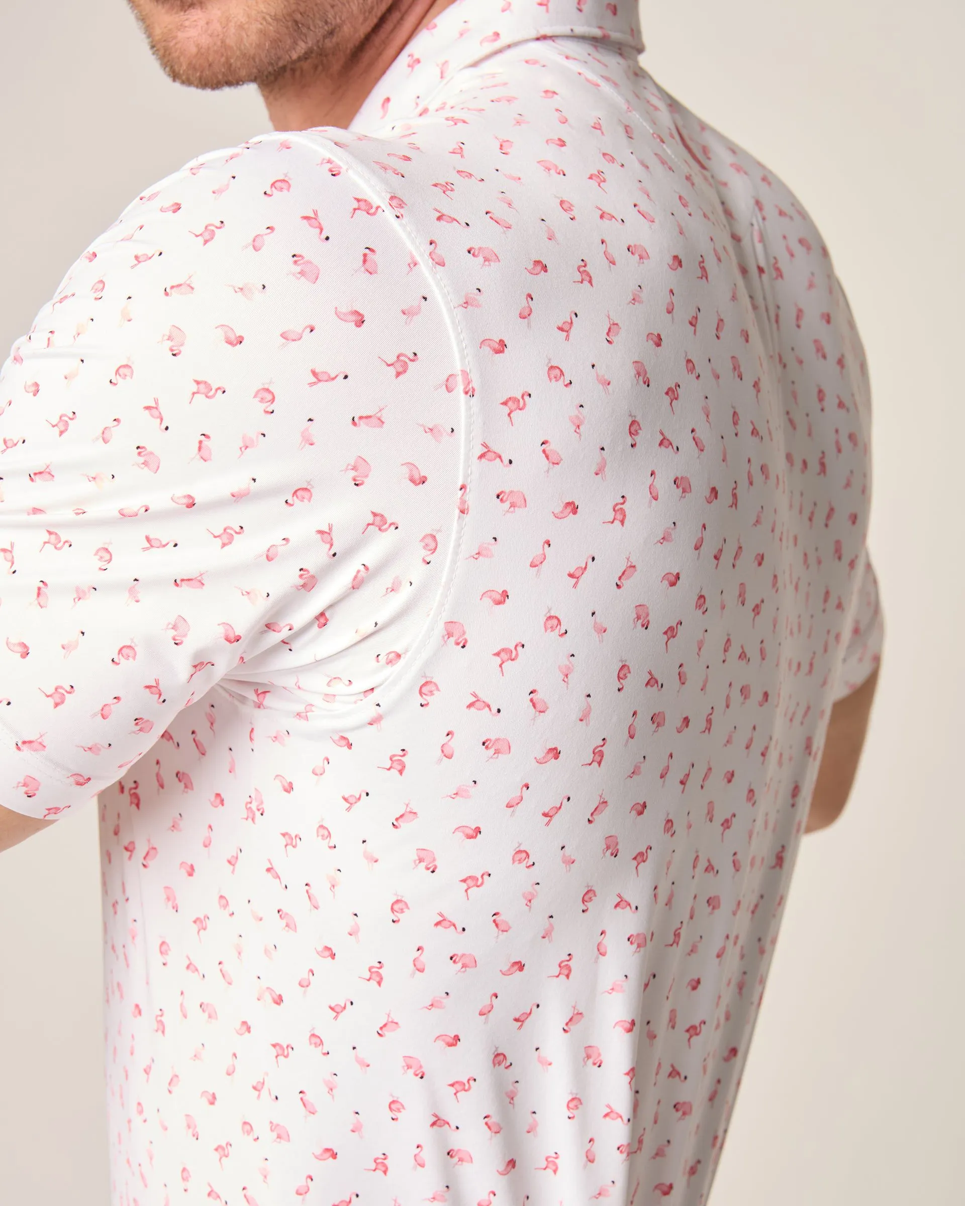 Featherweight Performance Polo - Flock Print sold by Johnnie-O product image thumbnail 3