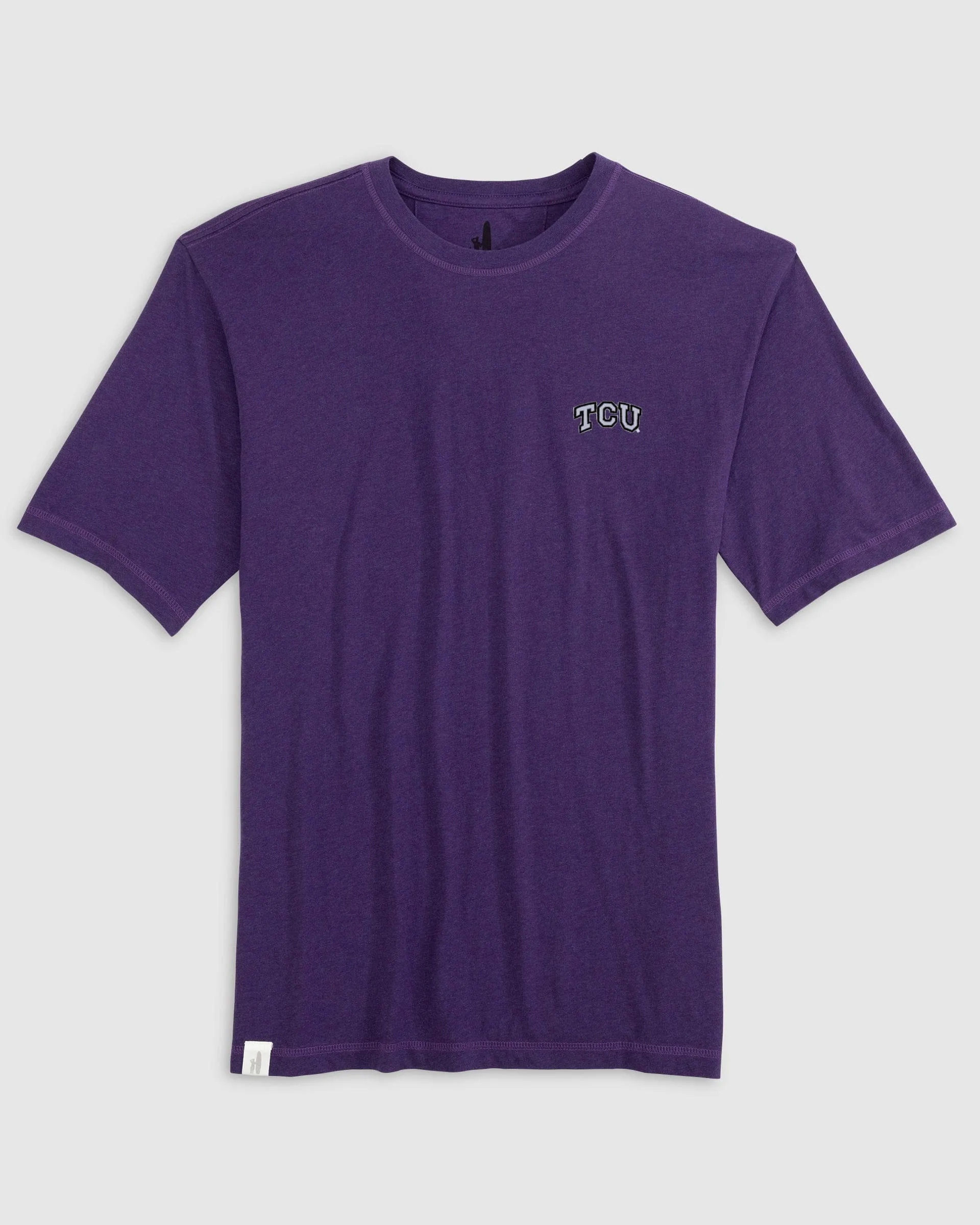 Texas Christian University Heathered Spencer Cotton T-Shirt sold by Johnnie-O product image thumbnail 3