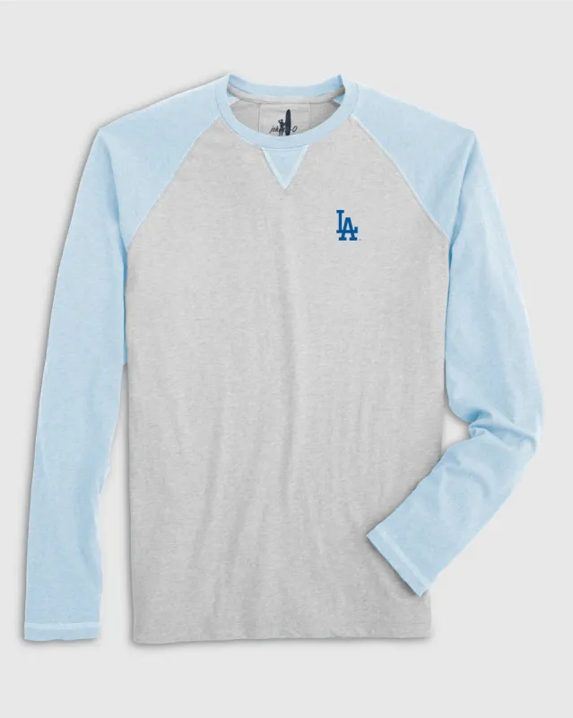 Los Angeles Dodgers Alsen Long Sleeve Baseball Tee made by Johnnie-O