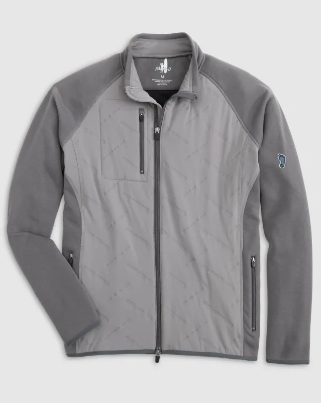 North Carolina Mario Mixed Media Jacket - Tar Heel Logo sold by Johnnie-O