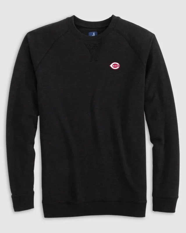 Cincinnati Reds Freeman Crewneck Fleece Sweatshirt made by Johnnie-O