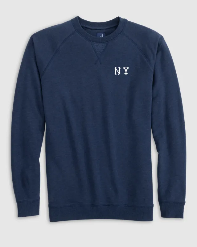 New York Yankees Freeman Crewneck Sweatshirt - Cooperstown Logo sold by Johnnie-O