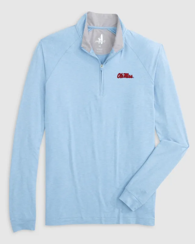 Ole Miss Freeborne Performance 1/4 ZIp sold by Johnnie-O
