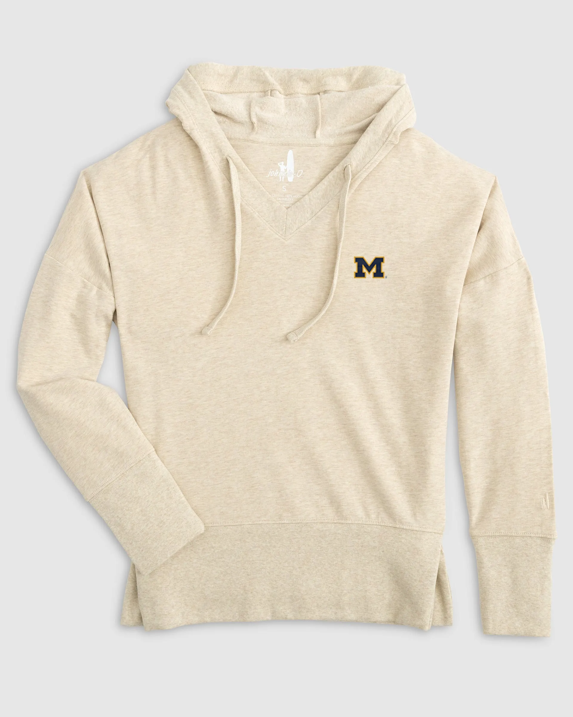 Women's Michigan Carrie Pullover Hoodie sold by Johnnie-O
