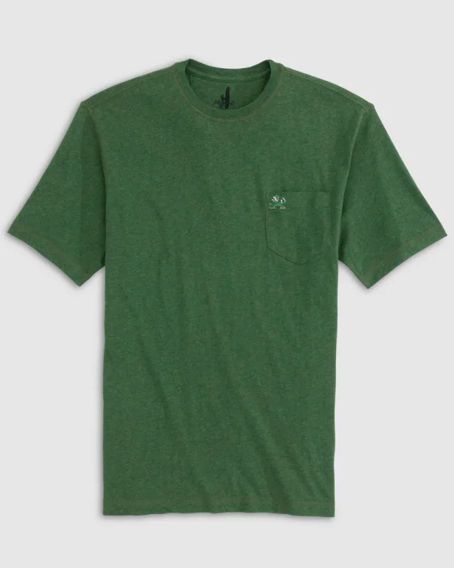 Notre Dame Heathered Tyler T-Shirt - Leprechaun Logo sold by Johnnie-O