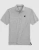 Miami Marlins Lyndonn Striped Jersey Perfromance Polo sold by Johnnie-O