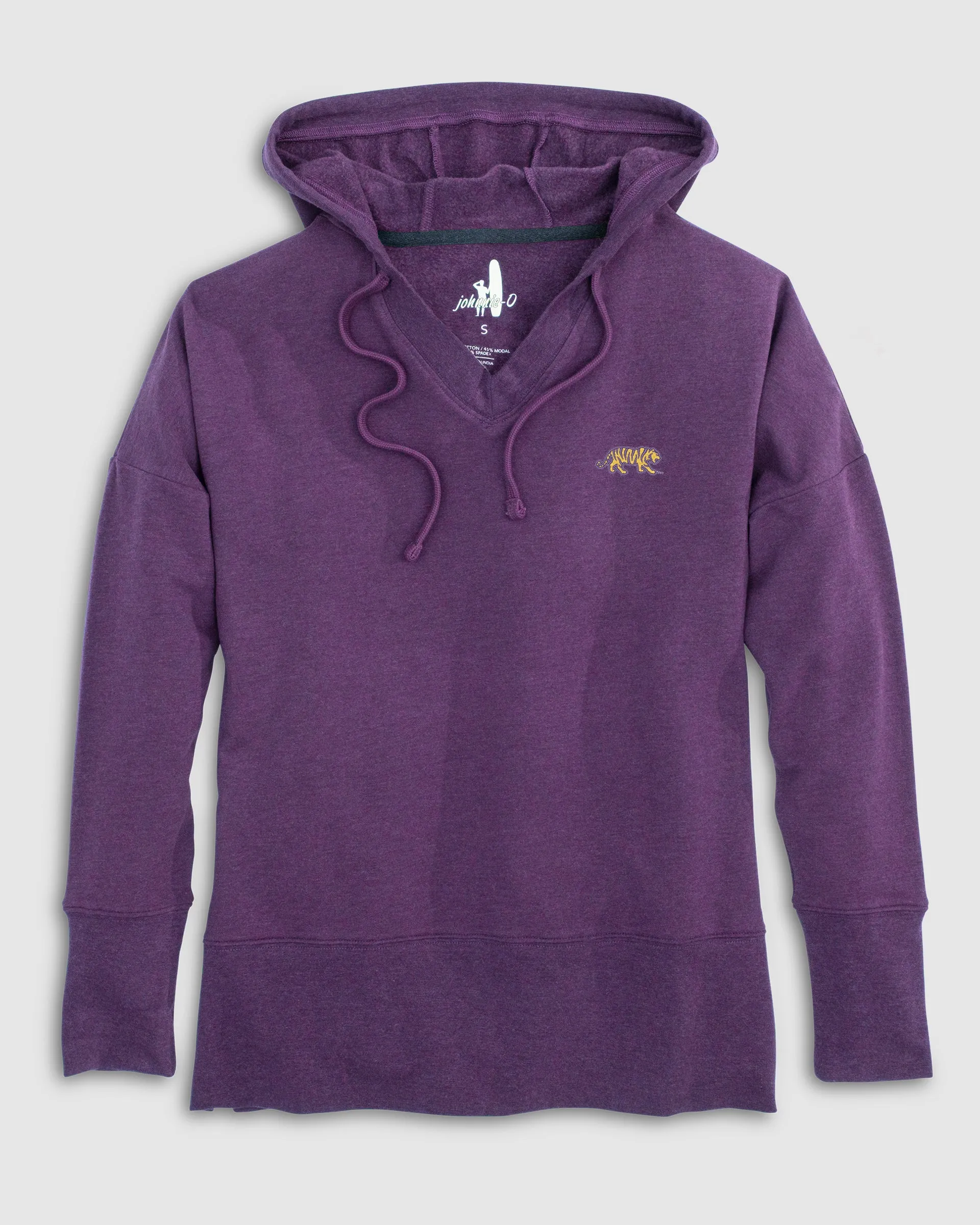 Women's Louisiana State Carrie Pullover Hoodie - Mike The Tiger Logo sold by Johnnie-O product image thumbnail 3