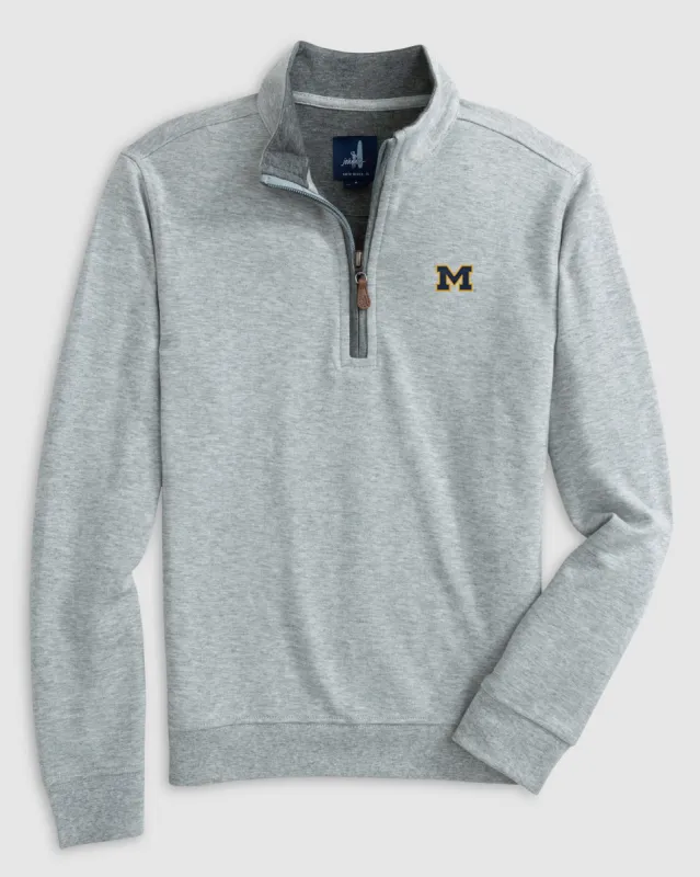 Michigan Sully Jr. 1/4 Zip sold by Johnnie-O