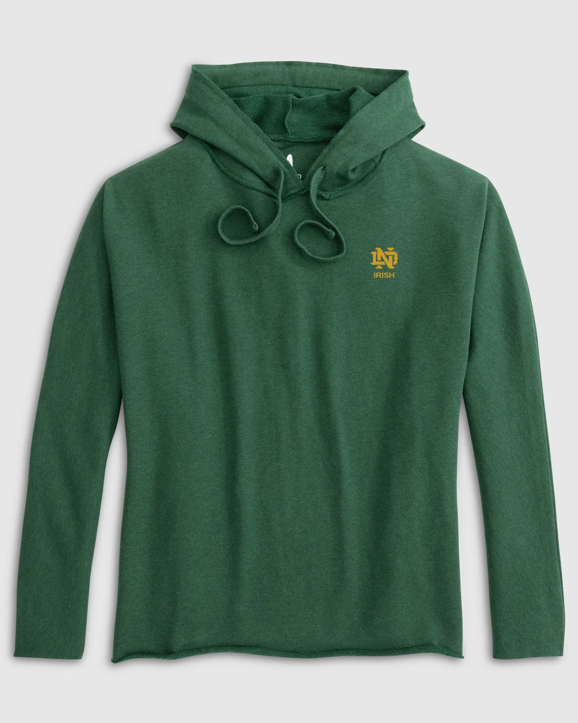 Women's Notre Dame Kelli Pullover Hoodie - Vintage Logo sold by Johnnie-O