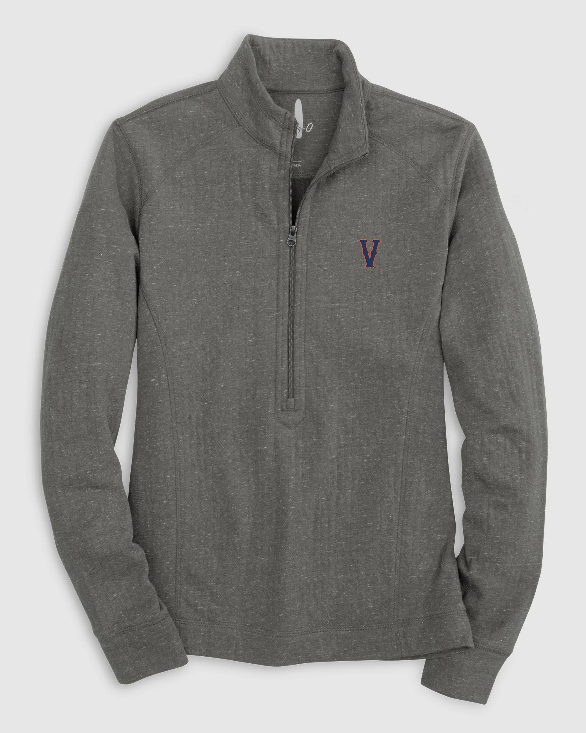 Women's Virginia Kennedy 1/4 Zip Pullover - Vault Logo sold by Johnnie-O
