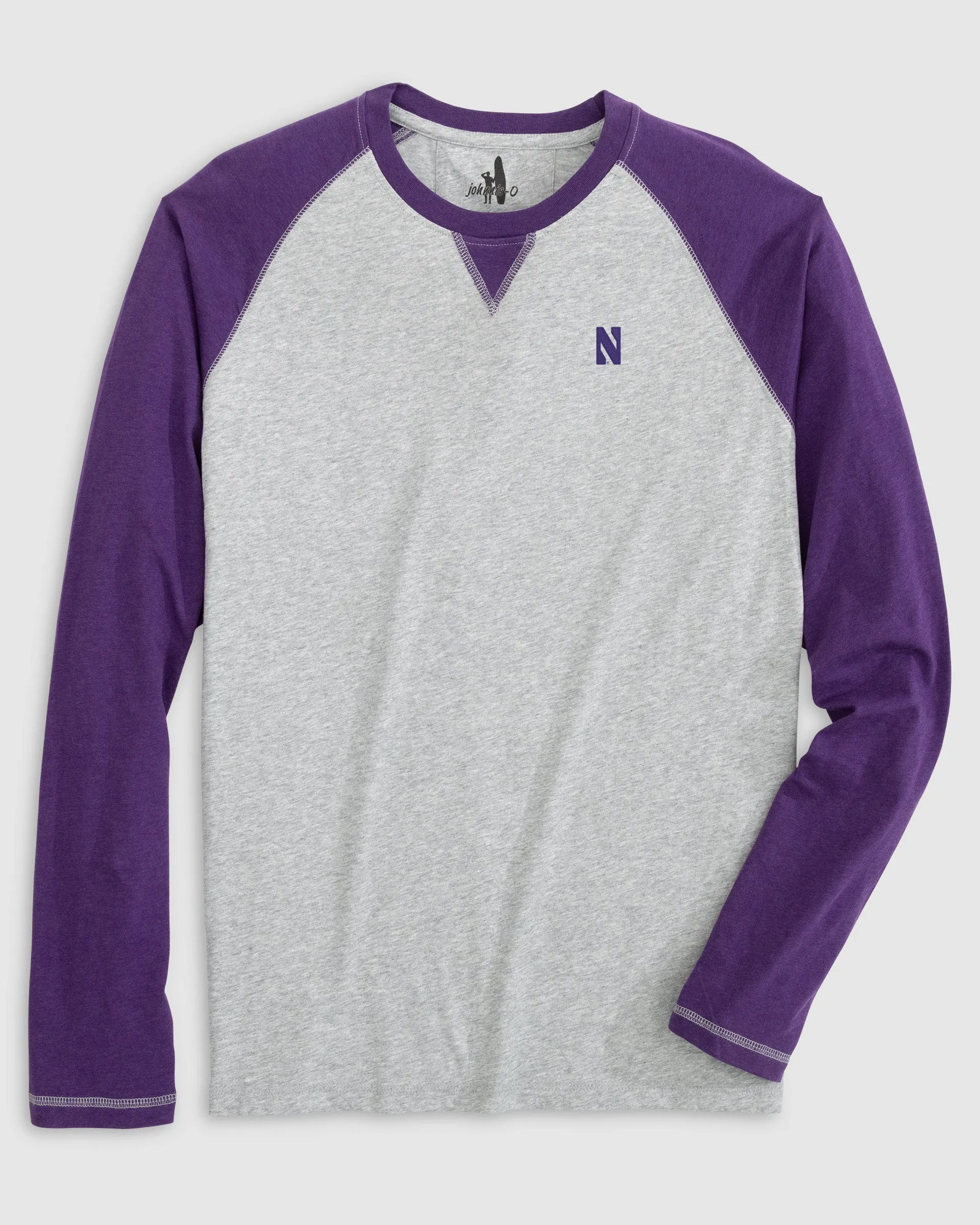 Northwestern Alsen Long Sleeve Baseball Tee sold by Johnnie-O product image thumbnail 2