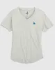 Women's Los Angeles Dodgers Merediths V-Neck T-Shirt sold by Johnnie-O