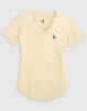 Women's Los Angeles Dodgers Merediths V-Neck T-Shirt sold by Johnnie-O