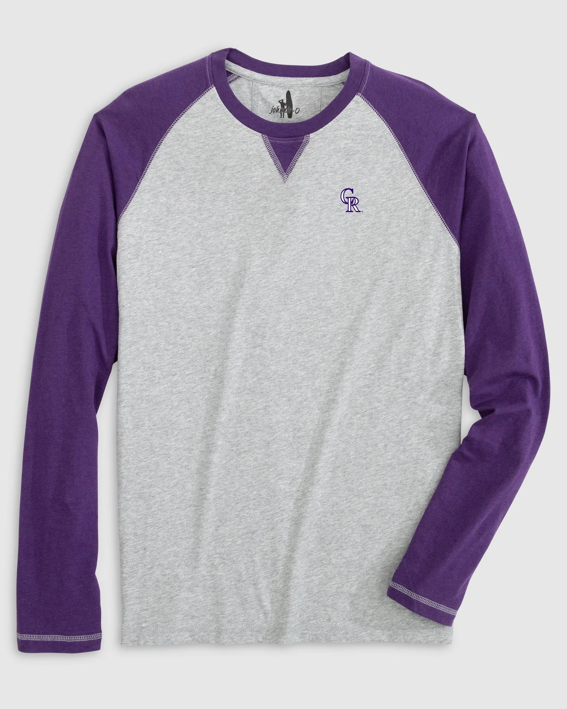 Colorado Rockies Alsen Long Sleeve Baseball Tee sold by Johnnie-O product image thumbnail 2