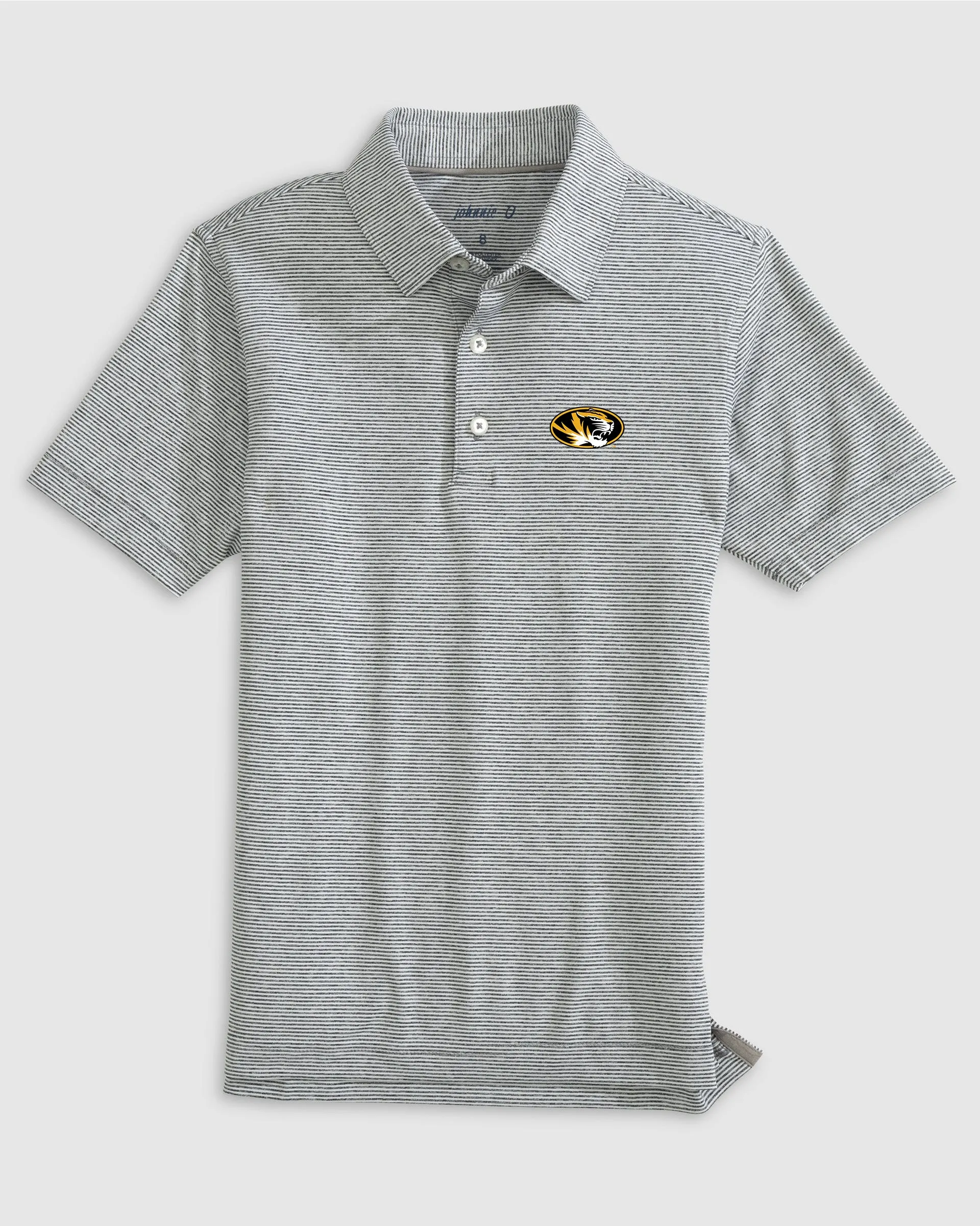 Missouri Lyndonn Jr. Striped Jersey Performance Polo sold by Johnnie-O product image thumbnail 2
