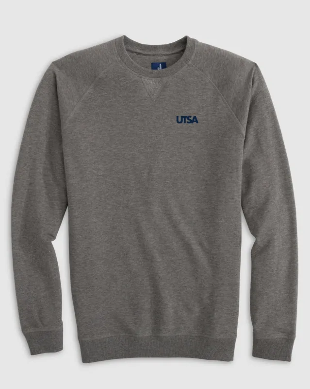University of Texas at San Antonio Freeman Crewneck Fleece Sweatshirt made by Johnnie-O