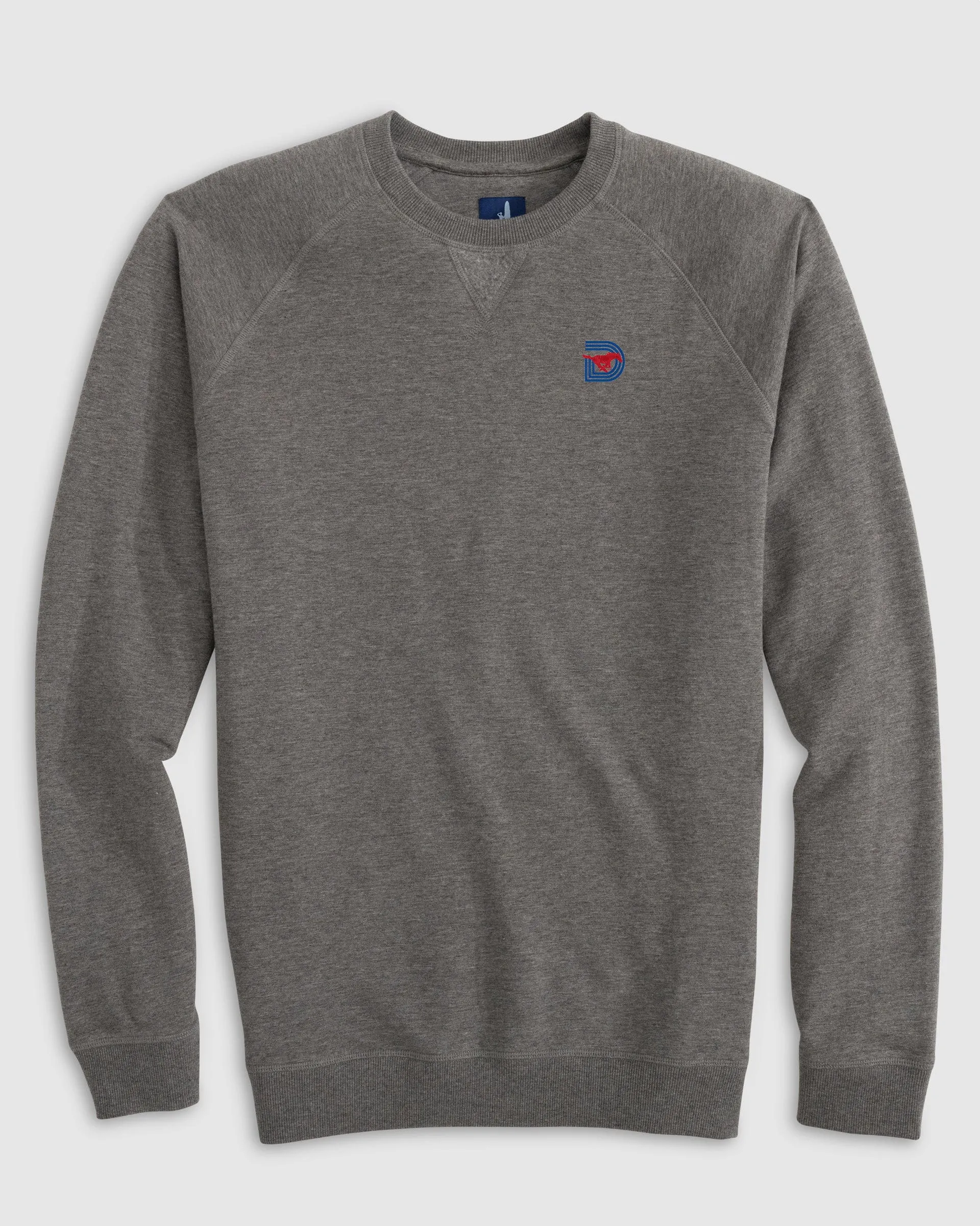 Southern Methodist Freeman Crewneck Fleece Sweatshirt - Triple D Logo sold by Johnnie-O product image thumbnail 3