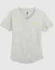 Women's Seattle Mariners Merediths V-Neck T-Shirt - Cooperstown Logo sold by Johnnie-O