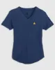 Women's Seattle Mariners Merediths V-Neck T-Shirt - Cooperstown Logo sold by Johnnie-O