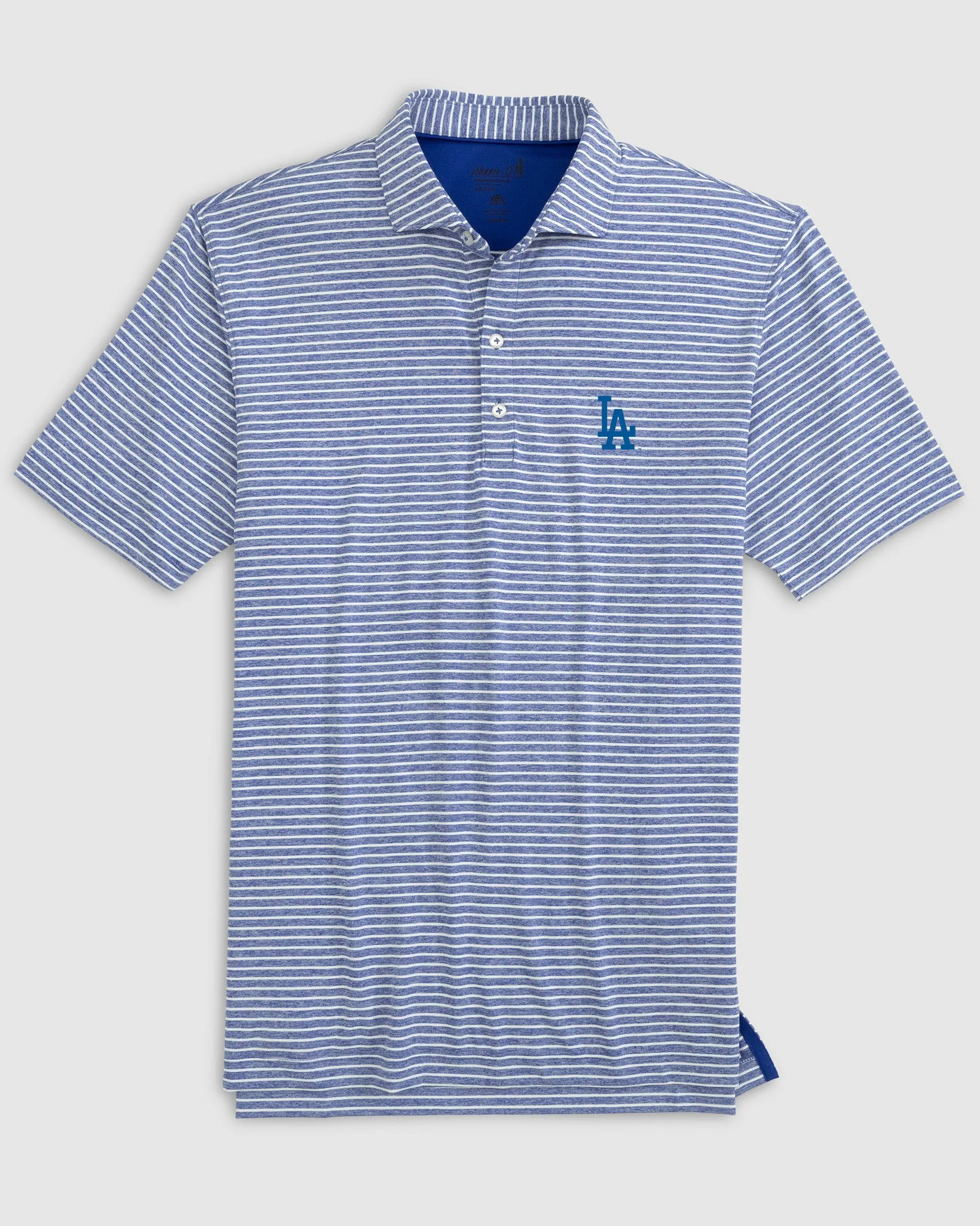 Los Angeles Dodgers Clipperr Striped Jersey Performance Polo sold by Johnnie-O product image thumbnail 3