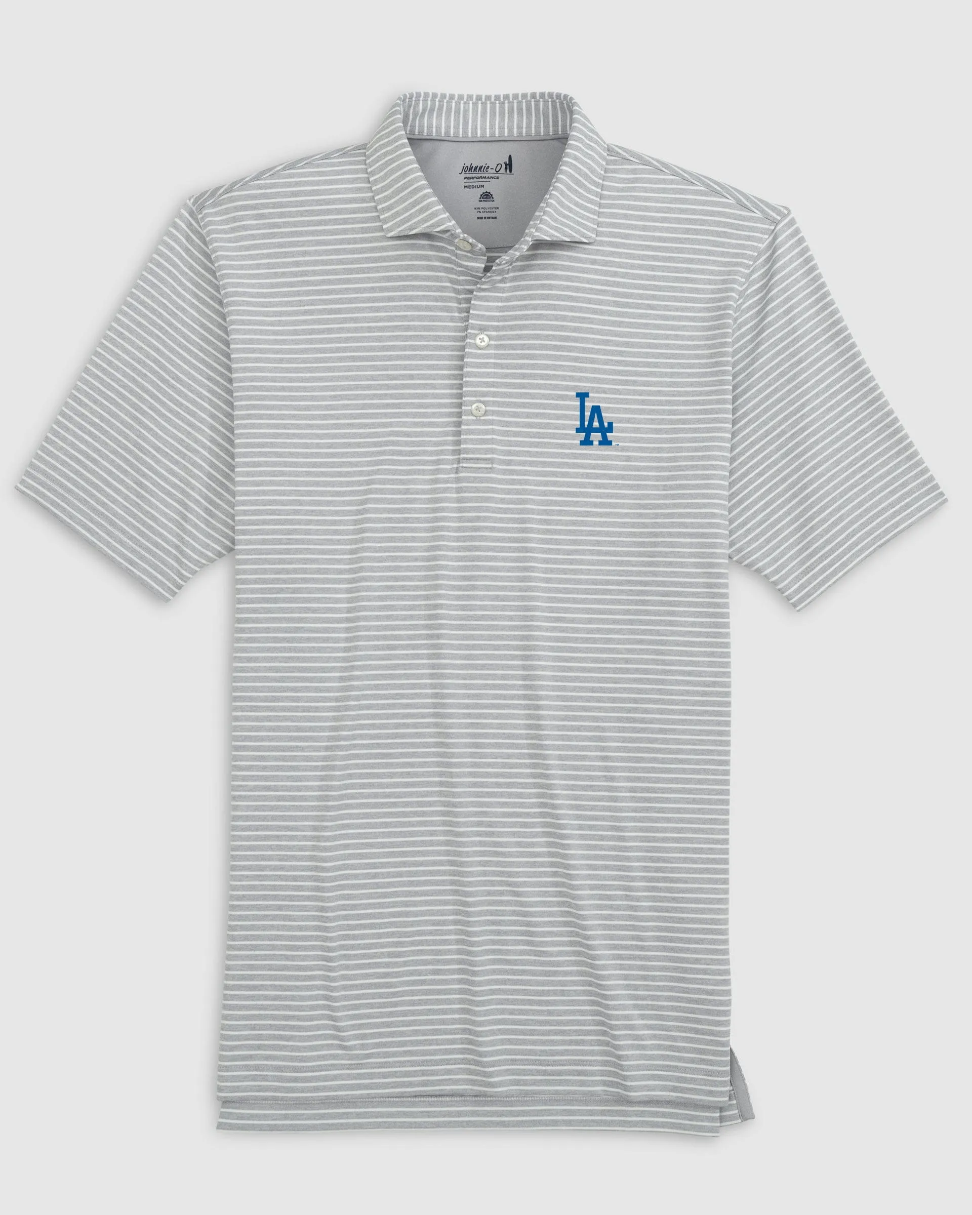 Los Angeles Dodgers Clipperr Striped Jersey Performance Polo sold by Johnnie-O product image thumbnail 4