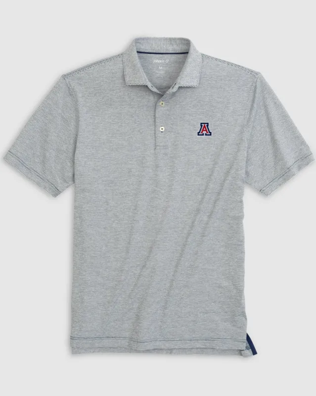 Arizona Lyndonn Striped Jersey Performance Polo sold by Johnnie-O