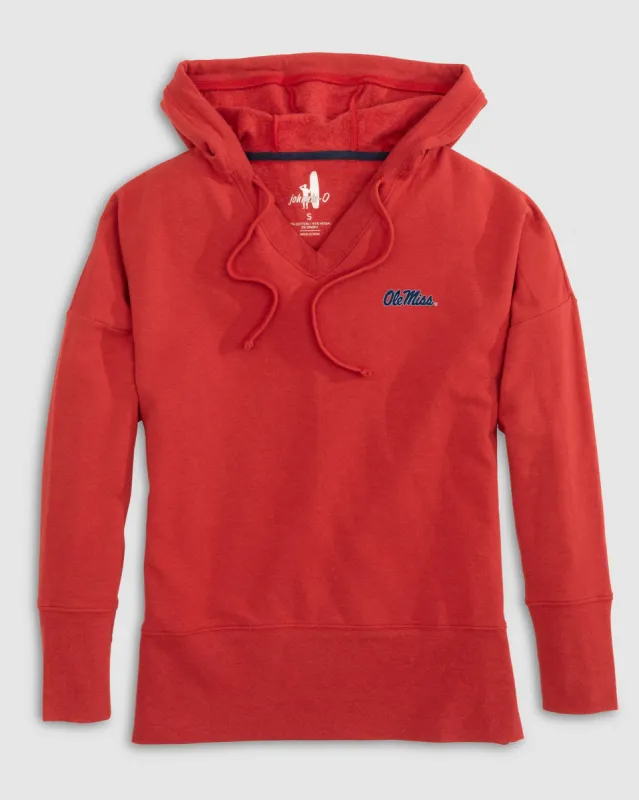 Women's Ole Miss Carrie Pullover Hoodie sold by Johnnie-O
