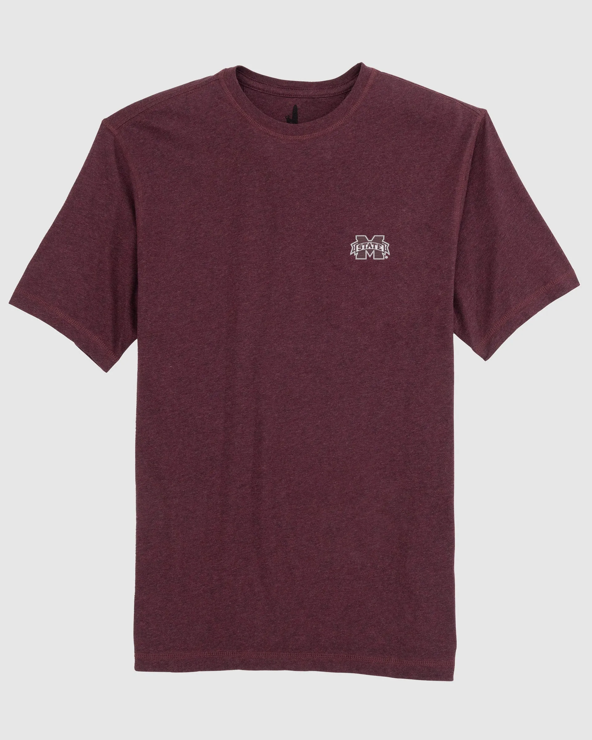Mississippi State Heathered Spencer Cotton T-Shirt sold by Johnnie-O