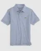 Nashville Predators Lyndonn Jr. Striped Jersey Performance Polo sold by Johnnie-O