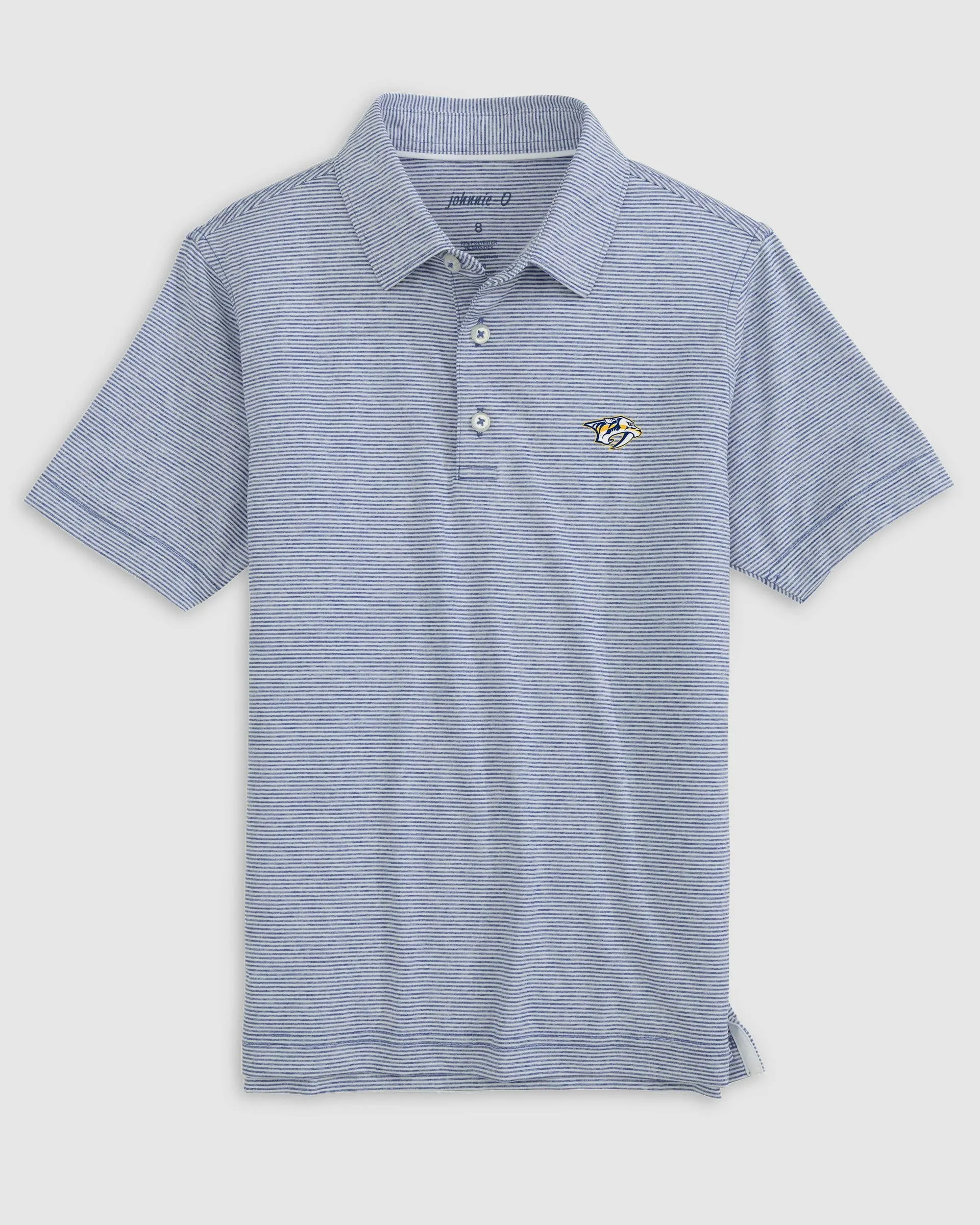 Nashville Predators Lyndonn Jr. Striped Jersey Performance Polo sold by Johnnie-O product image thumbnail 2