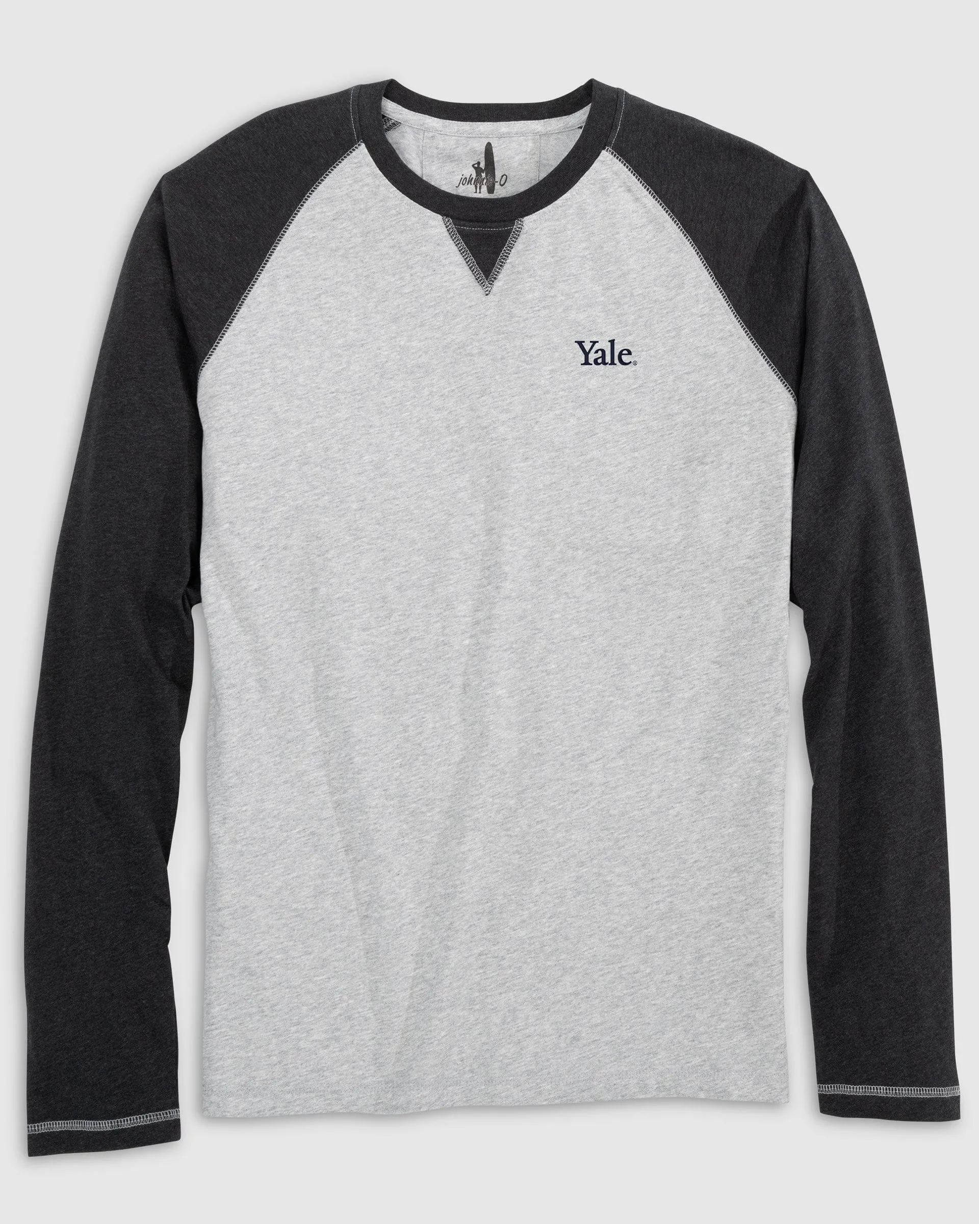 Yale Alsen Long Sleeve Baseball Tee sold by Johnnie-O