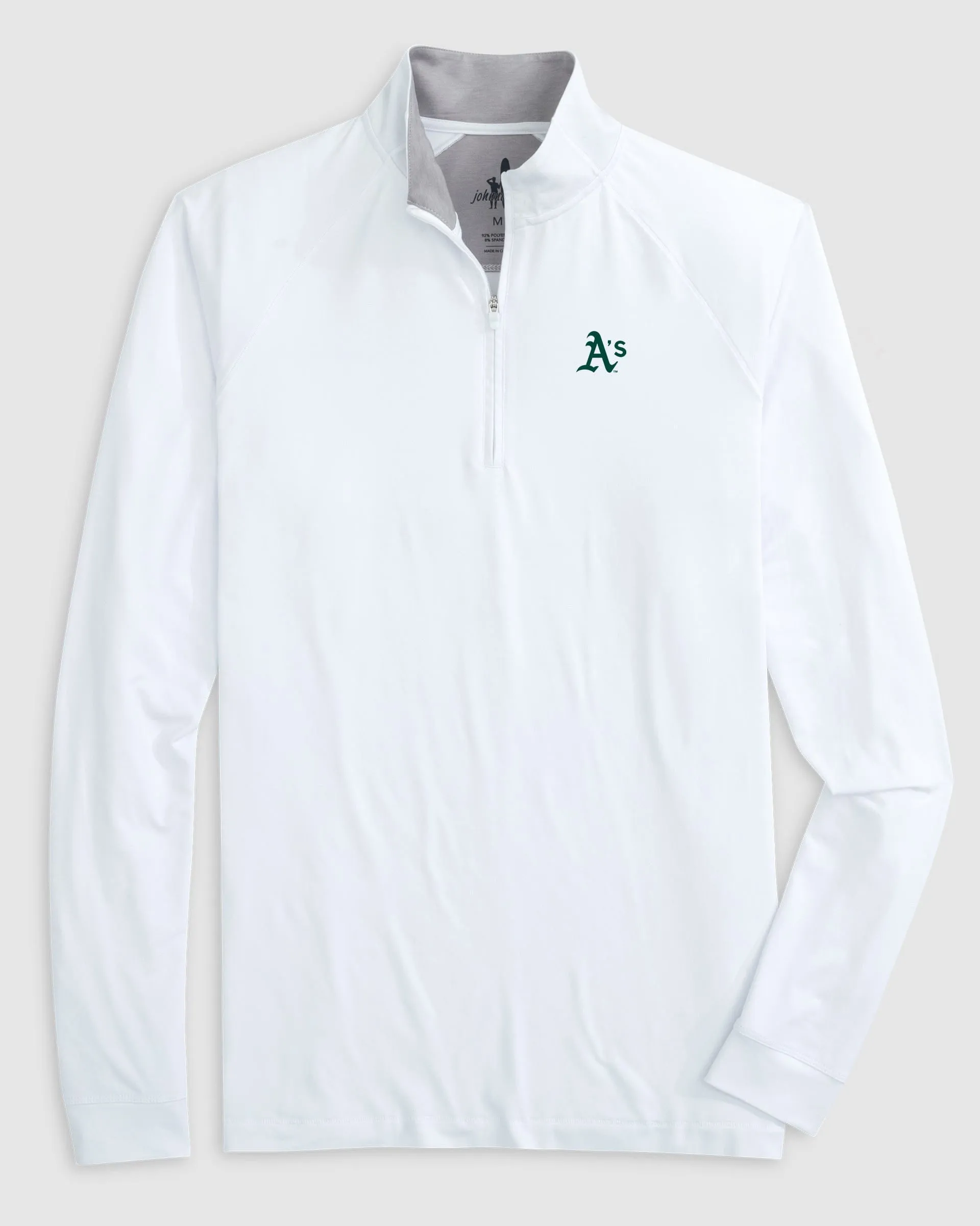 Oakland Athletics Freeborne Performance 1/4 Zip sold by Johnnie-O product image thumbnail 2