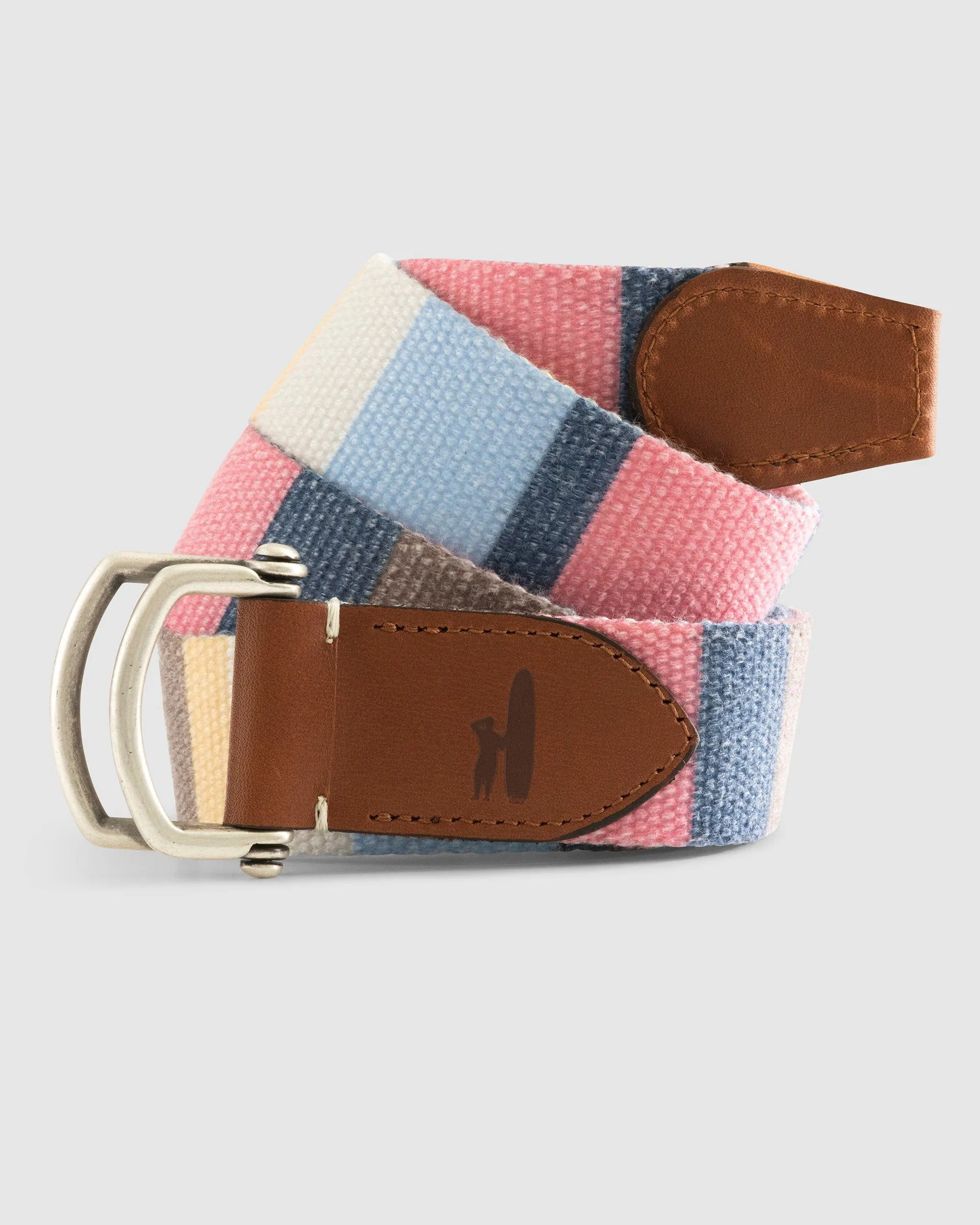 Bowen D-Ring Canvas Striped Belt sold by Johnnie-O product image thumbnail 2