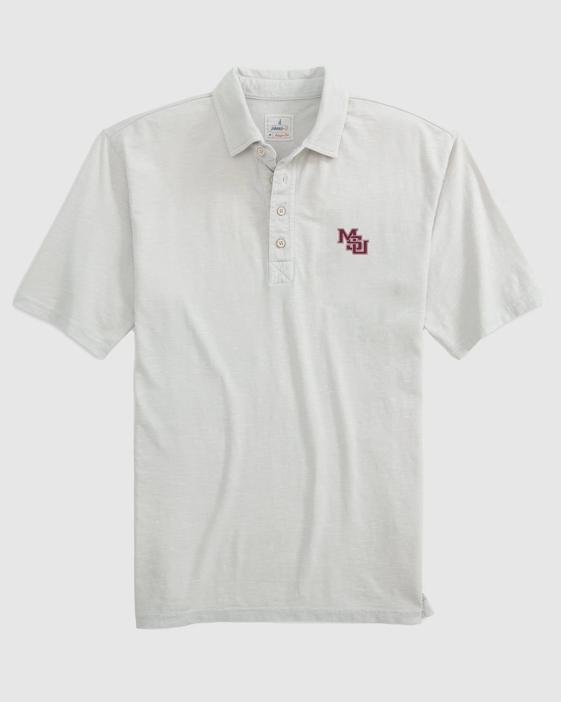 Mississippi State Coastal Wash Original Polo - Vault Logo sold by Johnnie-O