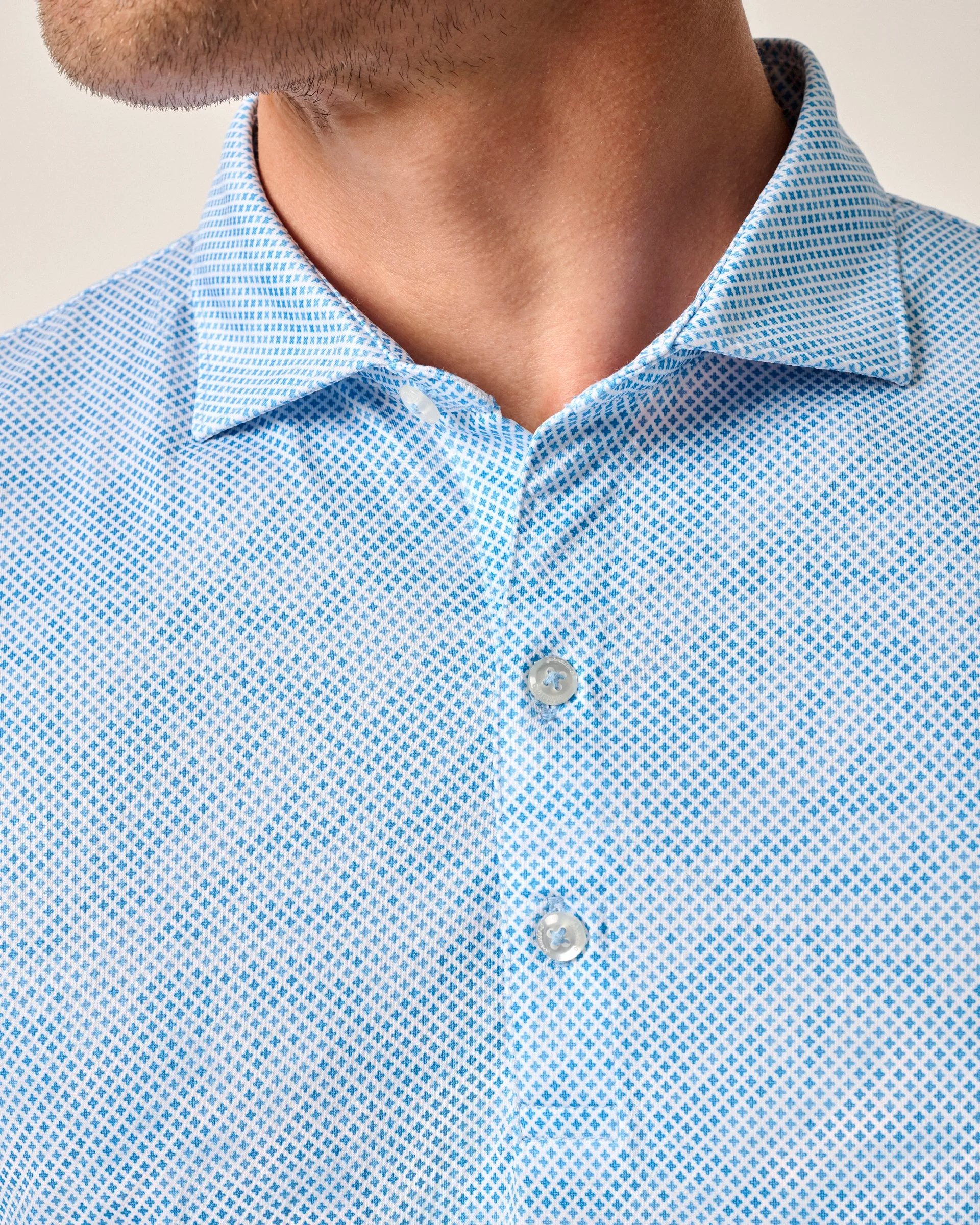 Jersey Performance Polo - Gaston Print sold by Johnnie-O product image thumbnail 4