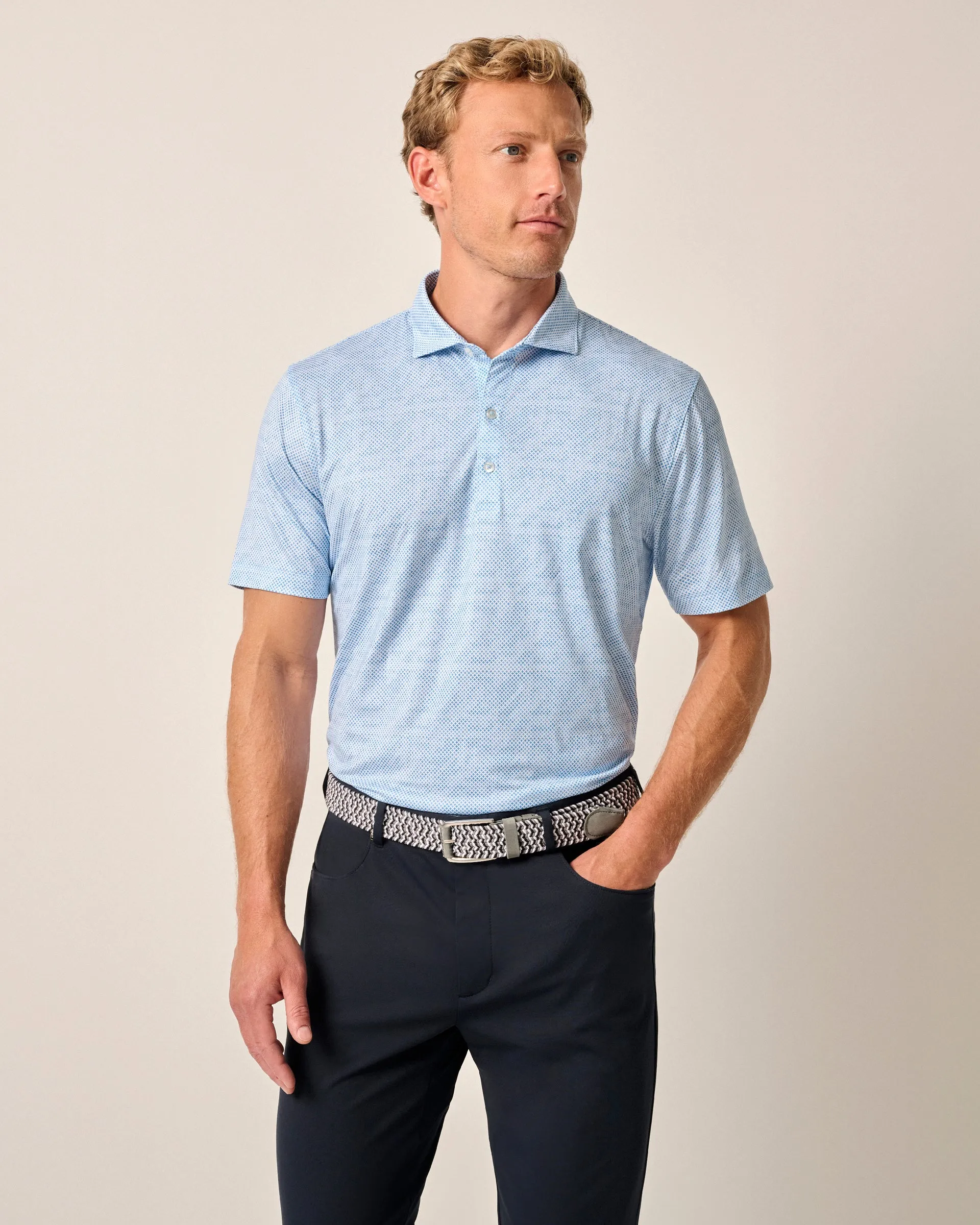 Jersey Performance Polo - Gaston Print sold by Johnnie-O product image thumbnail 2