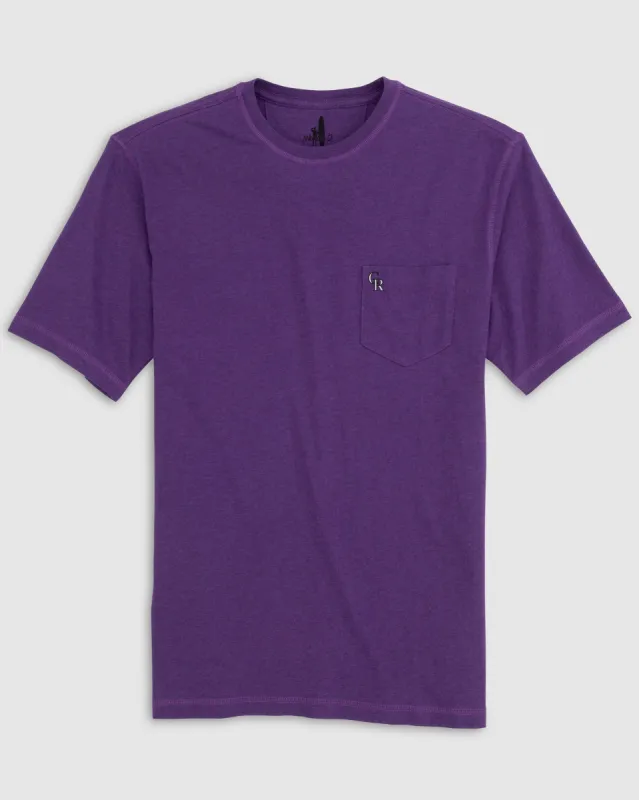 Colorado Rockies Heathered Tyler T-Shirt sold by Johnnie-O