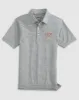 Virginia Tech Lyndonn Jr. Striped Jersey Performance Polo sold by Johnnie-O