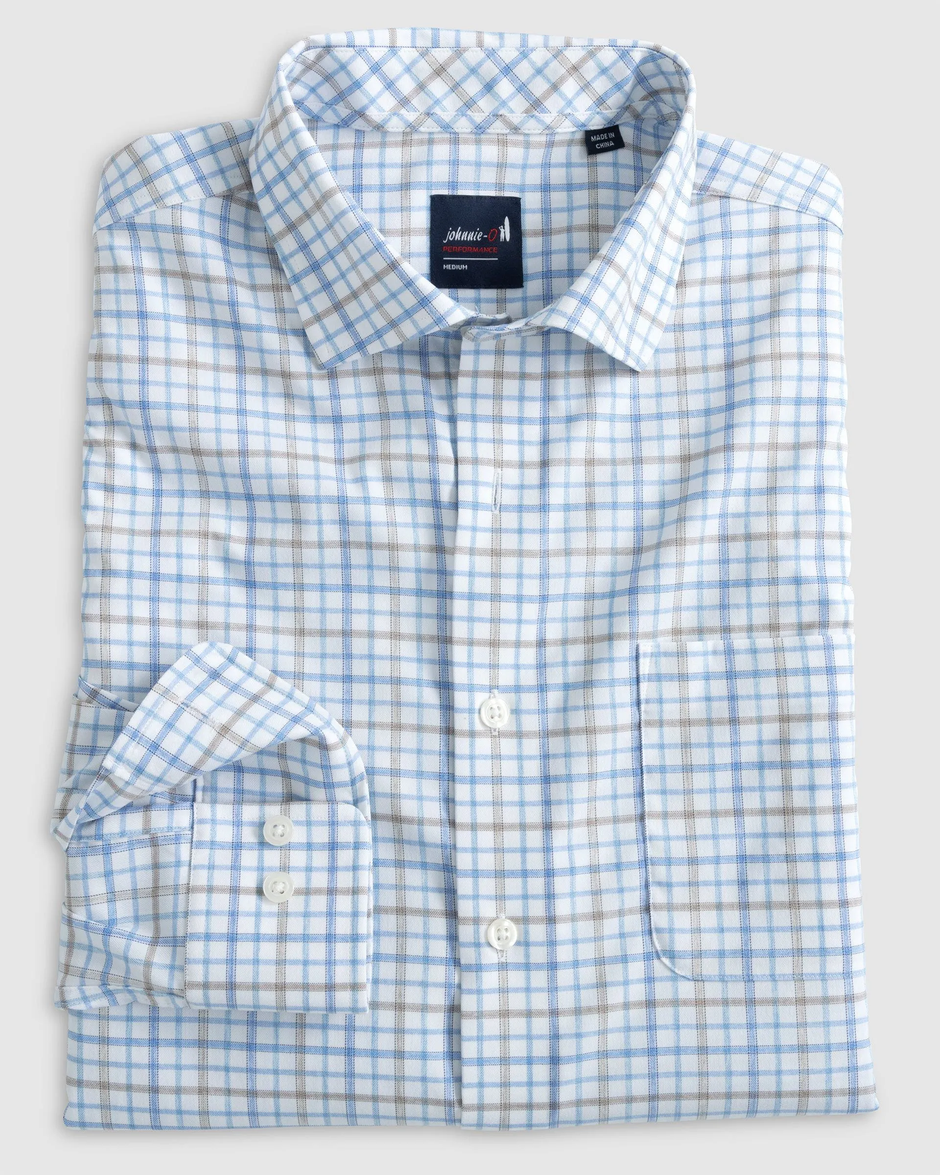 Biles Performance Button Up Shirt sold by Johnnie-O product image thumbnail 2