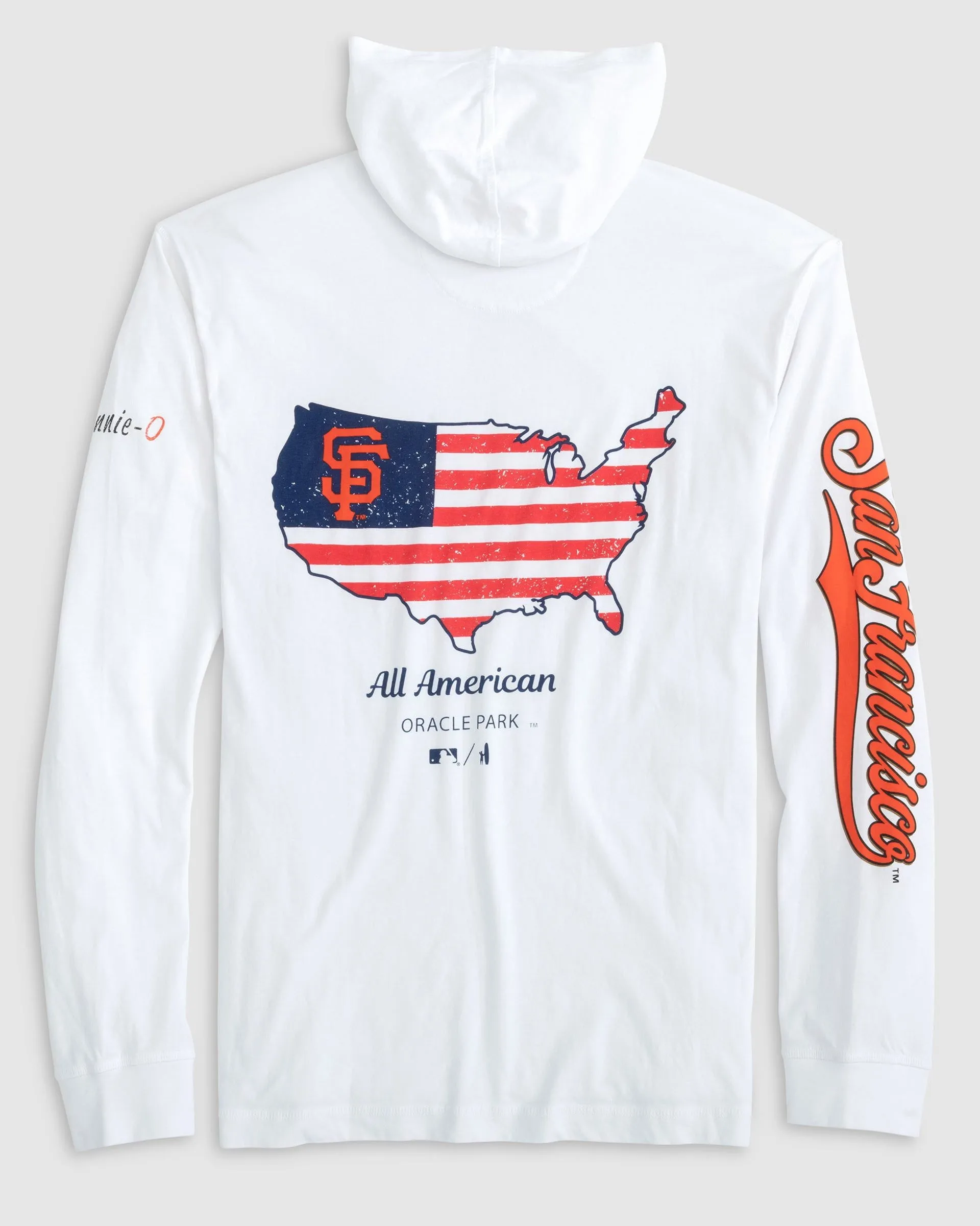 San Francisco Giants Edison T-Shirt Hoodie sold by Johnnie-O product image thumbnail 2