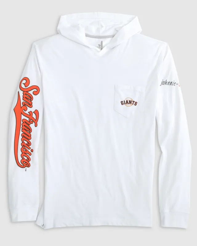 San Francisco Giants Edison T-Shirt Hoodie sold by Johnnie-O